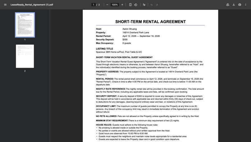 LeaseReady – screenshot 8