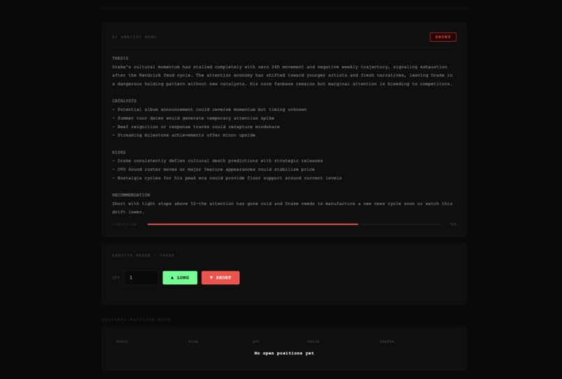 CultureDesk — Cultural Risk Terminal – screenshot 1