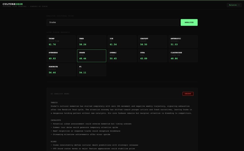 CultureDesk — Cultural Risk Terminal – screenshot 2