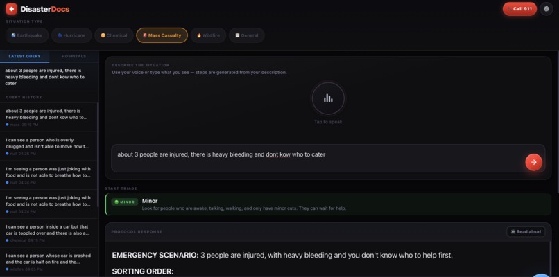 DisasterDocs – screenshot 1