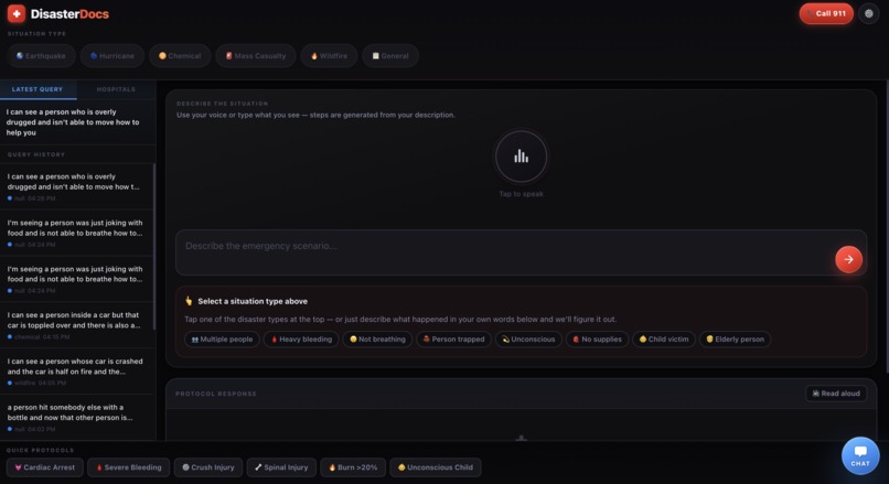 DisasterDocs – screenshot 2