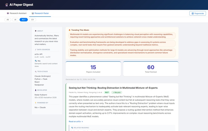 AI Research Digest Agent – screenshot 2