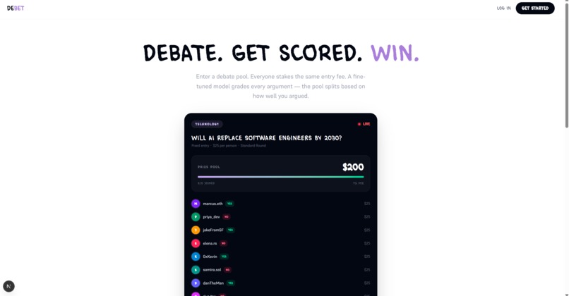 DeBet – screenshot 5