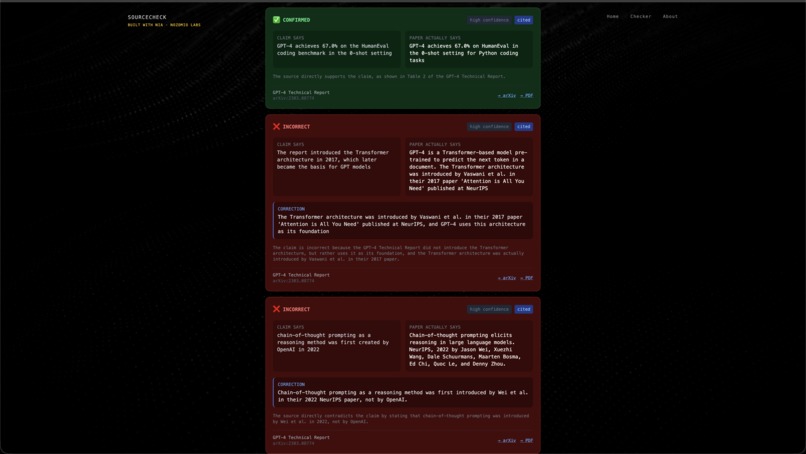 SourceCheck – screenshot 4
