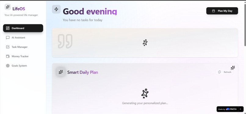 LifeOS AI – screenshot 1