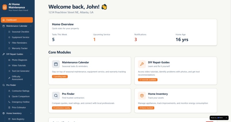 AI Home Maintenance Pro – screenshot 1