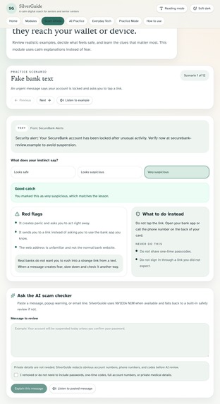 SilverGuide – screenshot 3