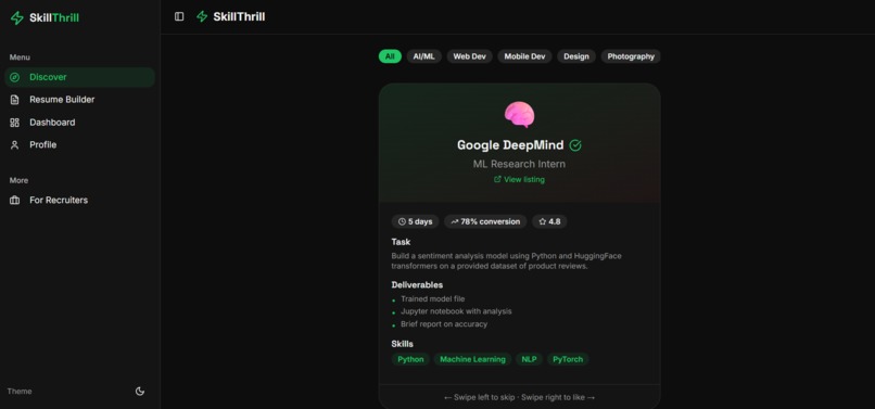 SkillThrill – screenshot 4
