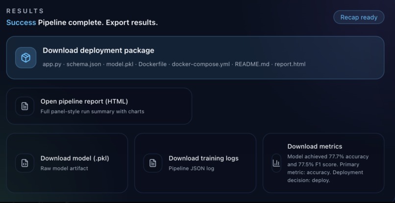 FlowML – screenshot 4