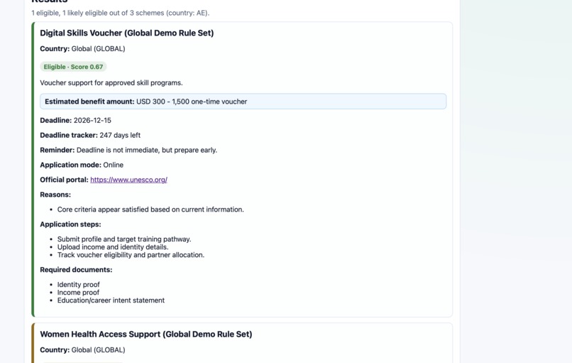 BenefitBridge – screenshot 2