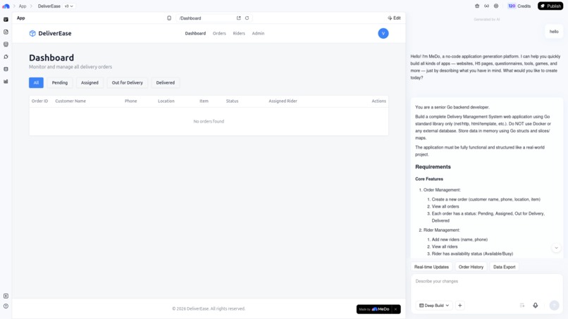 DeliverEase – screenshot 2