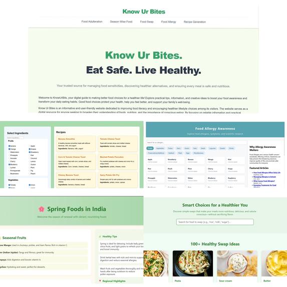 "Know Ur Bites" – screenshot 1