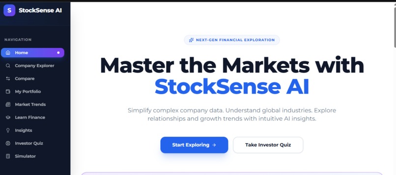 StockSense AI – screenshot 1