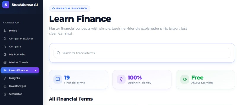 StockSense AI – screenshot 2