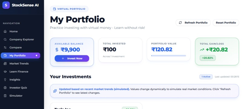 StockSense AI – screenshot 3