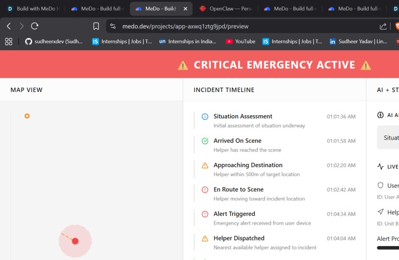 LifeLine AI – Emergency Response Command Center – screenshot 2