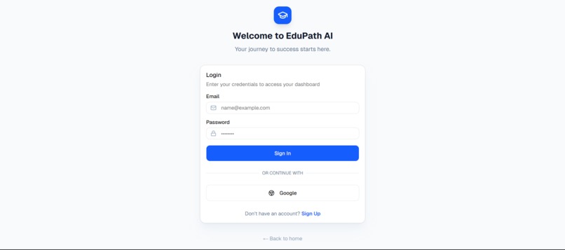 EduPath AI – screenshot 2