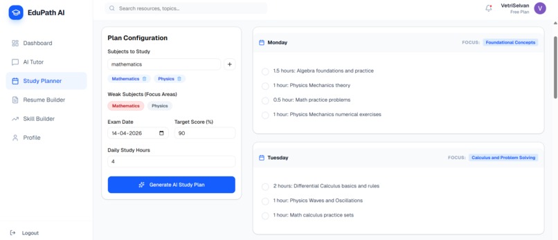 EduPath AI – screenshot 4