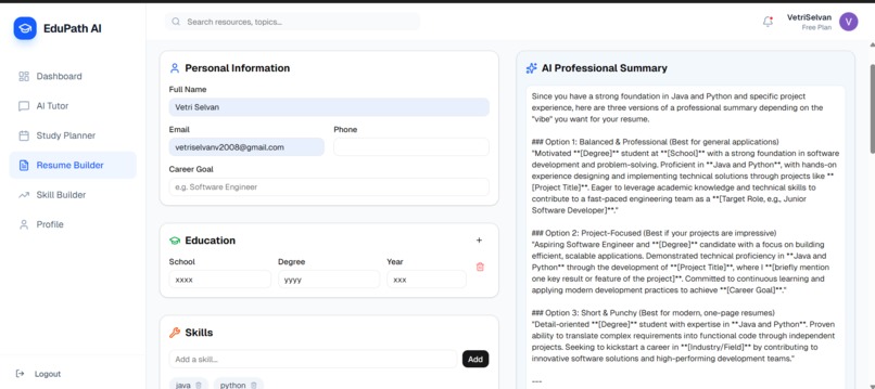 EduPath AI – screenshot 5