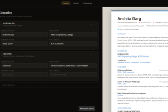 Resume builder 