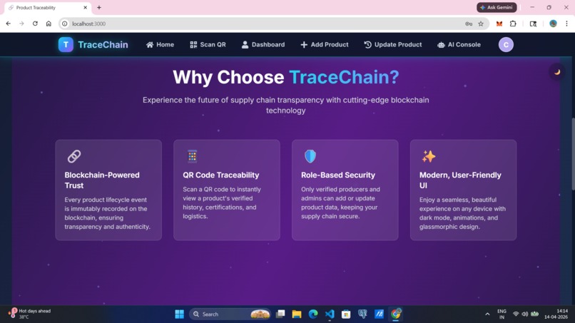 TRACECHAIN – screenshot 4