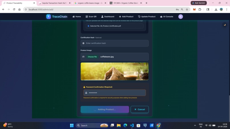 TRACECHAIN – screenshot 5