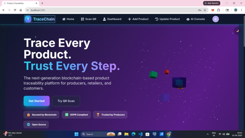 TRACECHAIN – screenshot 6