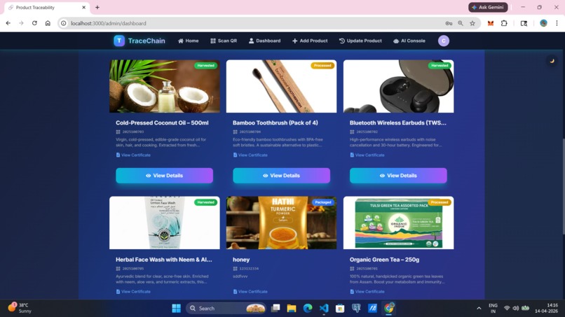 TRACECHAIN – screenshot 8