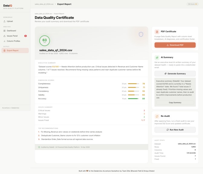 DataIQ - Data Quality AI – screenshot 5