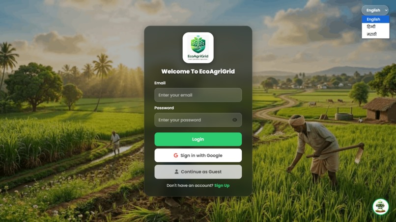 EcoAgriGrid – screenshot 1