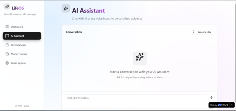LifeOS AI – screenshot 2