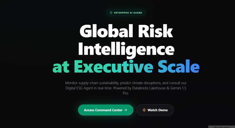 Sustainability Intelligence Hub – screenshot 2