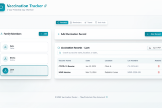 Vaccination Tracker