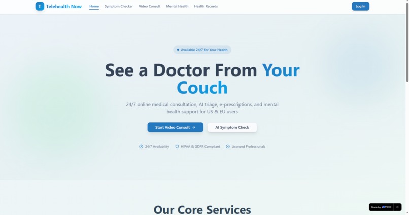 Telehealth Now – screenshot 1