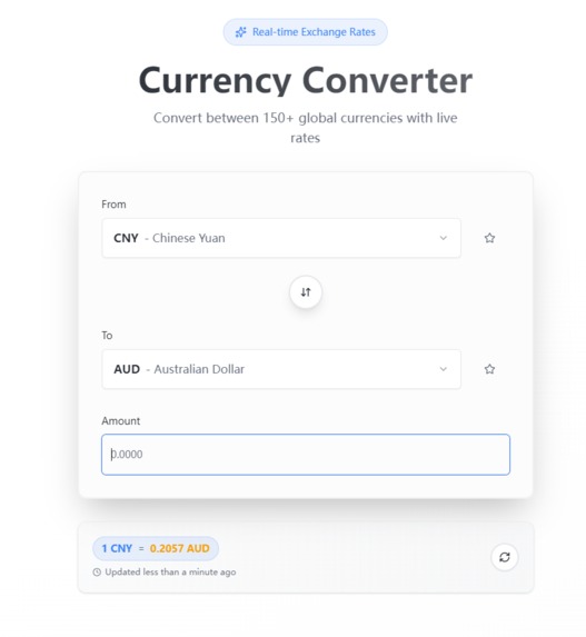 Currency Converter – screenshot 1