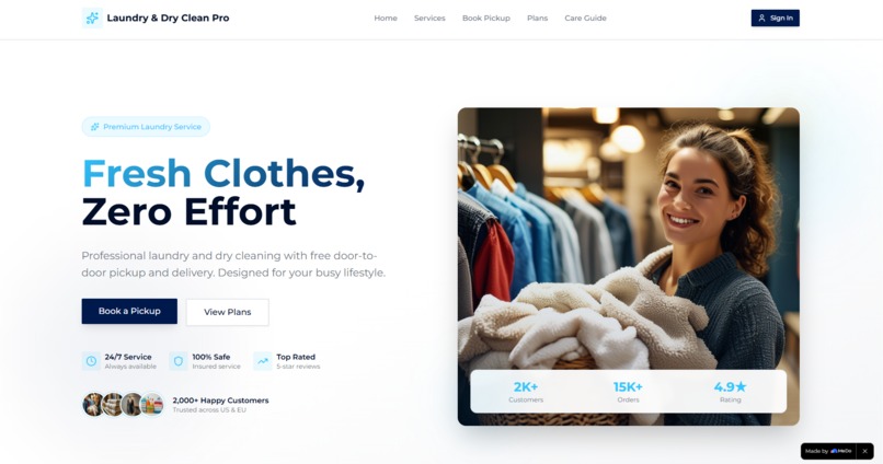 Laundry & Dry Clean Pro – screenshot 1