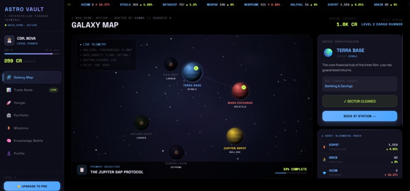 AstroVault: The Financial Universe – screenshot 2