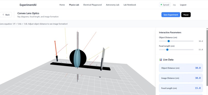 ExperimentAI  – screenshot 2