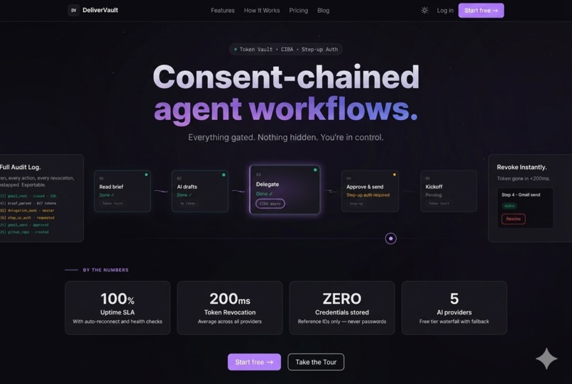 DeliverVault – screenshot 1