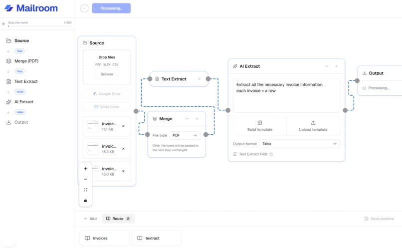 Mailroom – screenshot 2