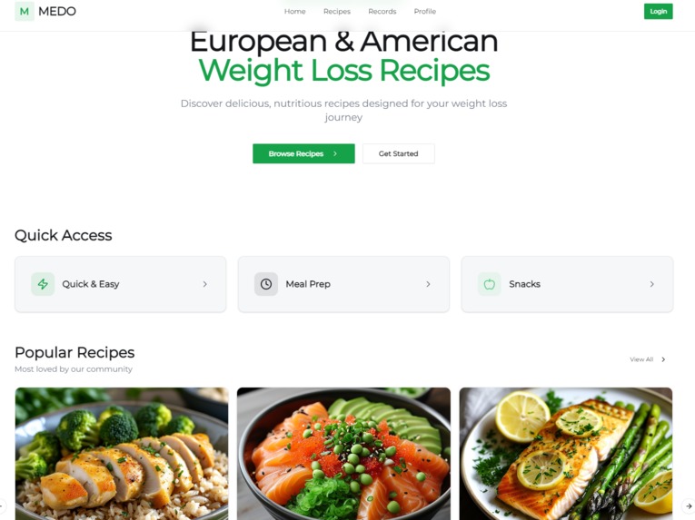 Weight Loss Recipes – screenshot 1