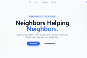 NeighborsHelpingNeighbors
