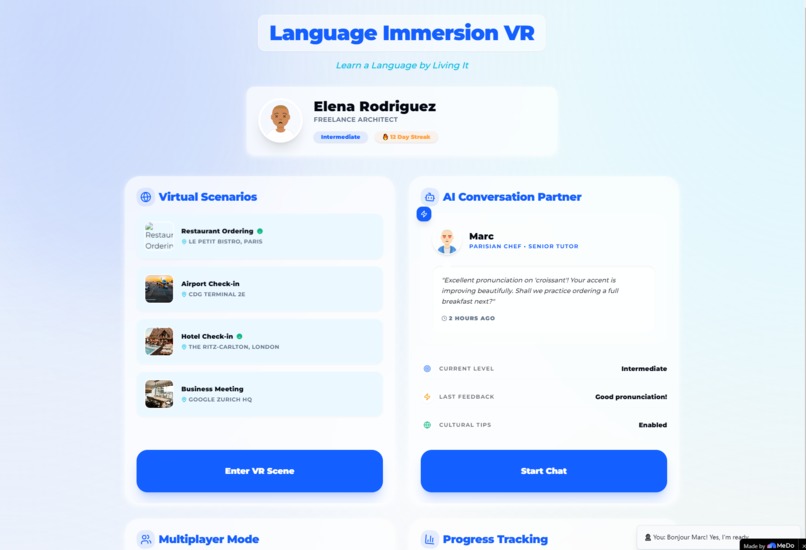 Language Immersion VR – screenshot 1