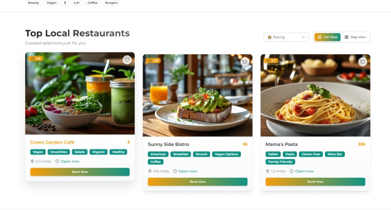 Local Foodie Map – screenshot 1