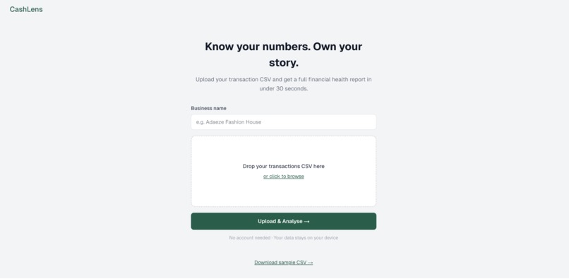 CashLens – screenshot 1