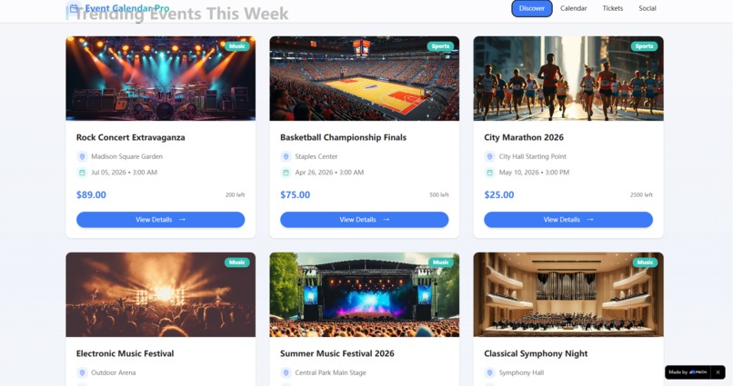 Event Calendar Pro – screenshot 2