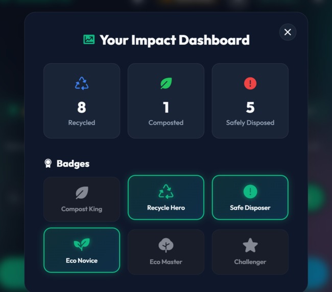 EcoSort AI : Intelligent Waste Management System – screenshot 4