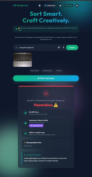 EcoSort AI : Intelligent Waste Management System – screenshot 6