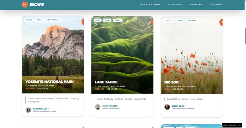 Weekend Getaway Planner – screenshot 1