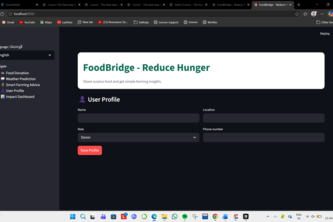FoodBridge - AI for Hunger & Smart Farming